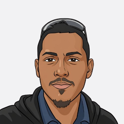 Illustrated avatar of a UK rideshare driver used as the hero image on the RideshareGuide homepage.